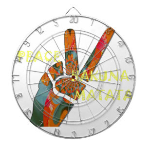 Vreed uit: Hakuna Matata Vibes Bord Dartbord