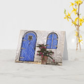 Vreedige middag bij de blauwe deur kaart (Gele Bloem)