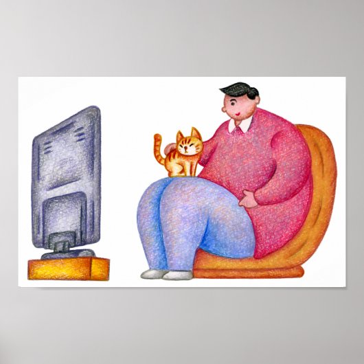 Vreedige middag, prima plek. poster (Voorkant)