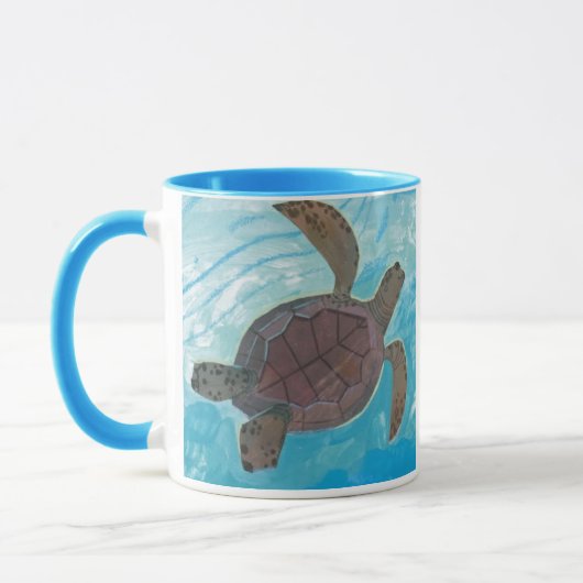 Vreedige Zeeschildpadmok Mok (Links)