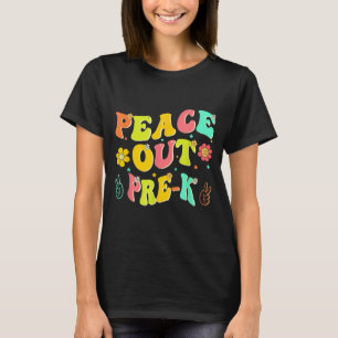 Vreedzaam Afscheid Pre-K Groovy Tot Zomer T-shirt