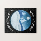 Vreedzaam Bevroren Landschap op Maat Legpuzzel (Horizontaal)