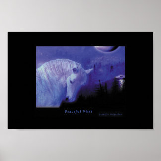 Vreedzaam bezoek poster