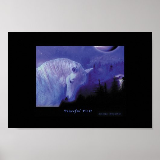 Vreedzaam bezoek poster (Voorkant)