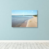 Vreedzaam bij Big Traverse Canvas Afdruk (Insitu (Houten vloer))