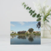 Vreedzaam denken en geweldig leven... briefkaart (Staand voorkant)