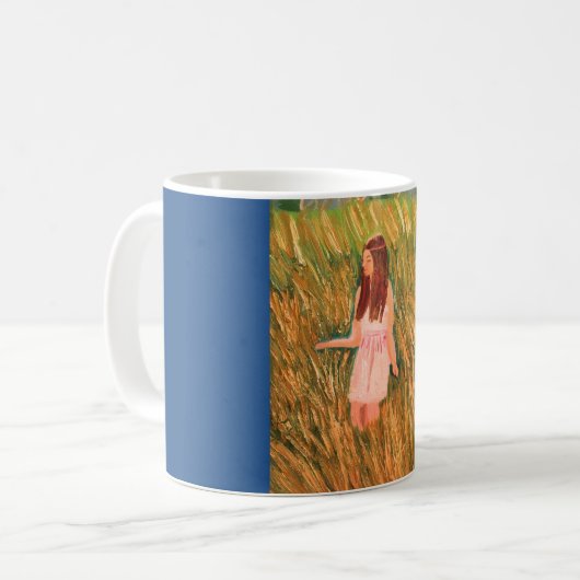 Vreedzaam denken koffiemok (Voorkant links)