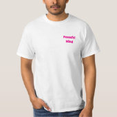 Vreedzaam denken t-shirt (Voorkant)