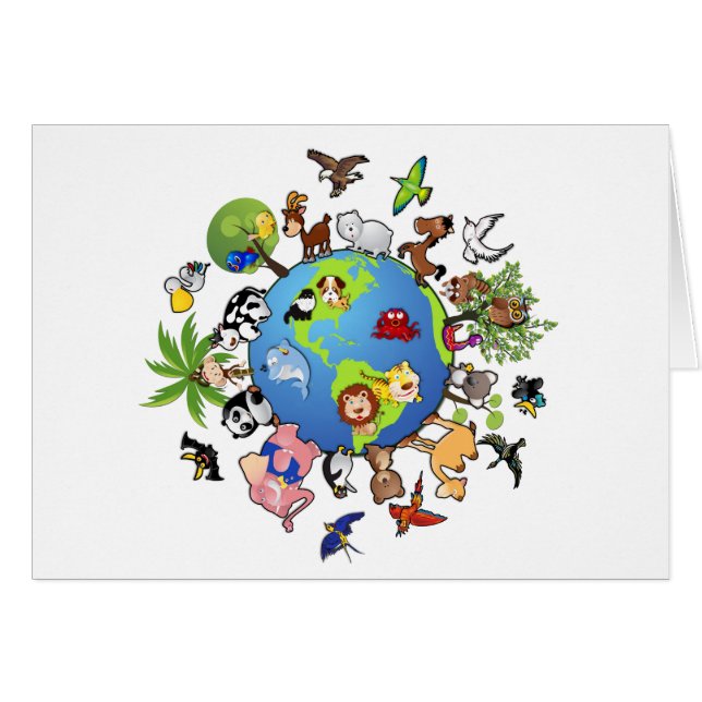 Vreedzaam dierKoninkrijk - Dieren over de hele wer (Voorkant Horizontaal)