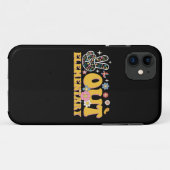 Vreedzaam Elementair Groovy Laatste Schooldag Case-Mate iPhone Case (Achterkant (horizontaal))