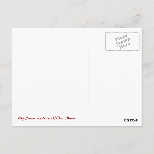 Vreedzaam Engels platteland Briefkaart (Achterkant)