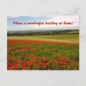 Vreedzaam Engels platteland Briefkaart (Voorkant)