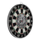 Vreedzaam Forest Deer Target Design Dartbord (Voorkant Links)