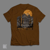 Vreedzaam Gevoel - Vinyl Woestijn Zonsondergang Ca T-shirt