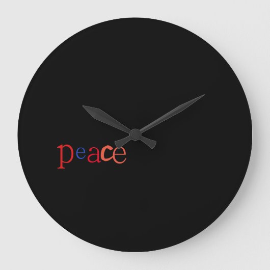 vreedzaam grote klok (Voorkant)