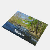 Vreedzaam in de rivier deurmat (Schuin)