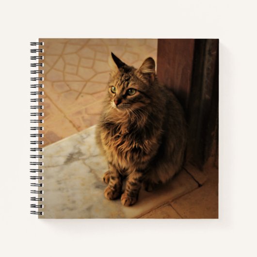 Vreedzaam Kat Notitieboek (Voorkant)