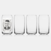 Vreedzaam Kind Aangepaste Glas - Wereld Vredesdag (Achterkant)