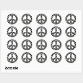 Vreedzaam Koninkrijk - 2 Ronde Sticker (Vel)