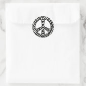Vreedzaam Koninkrijk - 2 Ronde Sticker (Tas)