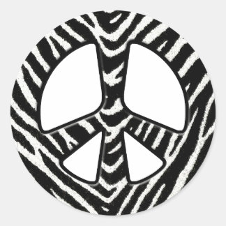 Vreedzaam Koninkrijk - 2 Ronde Sticker