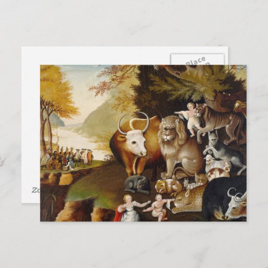 Vreedzaam Koninkrijk, c.1834 (olie op canvas) Briefkaart (Voorkant / Achterkant)