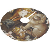 Vreedzaam Koninkrijk Dier Hicks Classic Kerstboom Rok (Gekanteld)