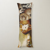 Vreedzaam Koninkrijk Dier Hicks Classic Lichaamskussen (Achterkant (Verticaal))