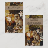 Vreedzaam Koninkrijk Dier Hicks Classic Visitekaartje (Voorkant / Achterkant)