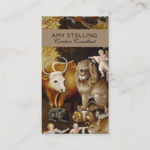 Vreedzaam Koninkrijk Dier Hicks Classic Visitekaartje