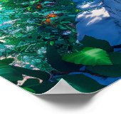 Vreedzaam kustdorp in de zomer poster (Hoek)