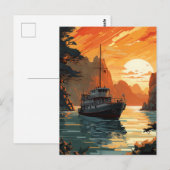 Vreedzaam landschap van natuur #10 briefkaart (Voorkant / Achterkant)