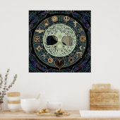 vreedzaam leven poster (Keuken)