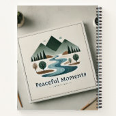 Vreedzaam, minimalistisch spiraal notitieboek (Achterkant)