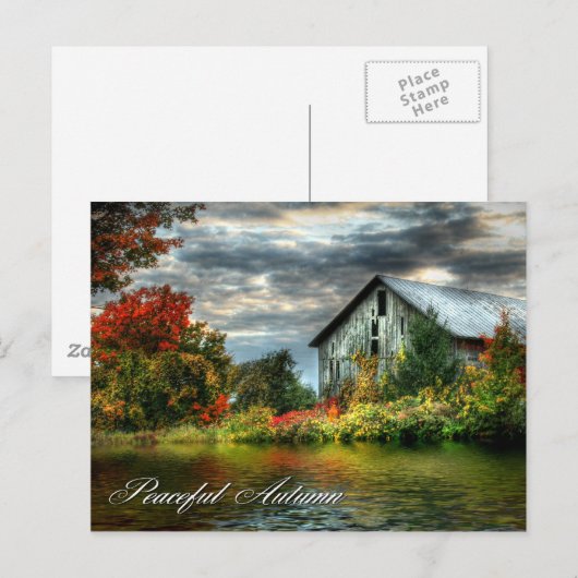 vreedzaam najaar - briefkaart (Voorkant / Achterkant)