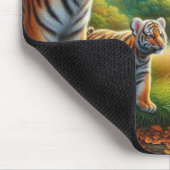 Vreedzaam Oerwoud Scene Schilderij Muismat (Hoek)