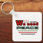 Vreedzaam ontwerp sleutelhanger (Voorkant)