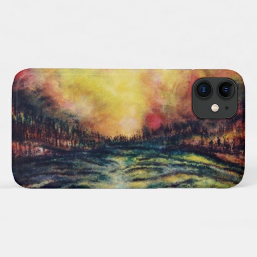 Vreedzaam pad Case-Mate iPhone case (Achterkant (horizontaal))