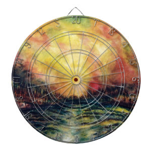 Vreedzaam pad dartbord