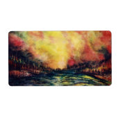 Vreedzaam pad etiket (Voorkant)