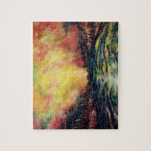 Vreedzaam pad legpuzzel (Verticaal)