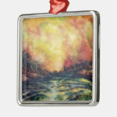 Vreedzaam pad metalen ornament (Links)