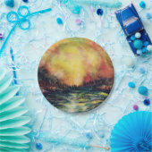 Vreedzaam pad papieren bordje (Feest)