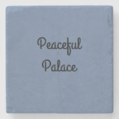 Vreedzaam paleis stenen onderzetter (Voorkant)