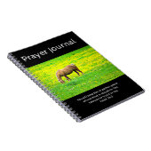 Vreedzaam Palomino Paard Gebed Journaal Notitieboek (Rechterzijde)