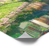 Vreedzaam platteland in leven poster (Hoek)