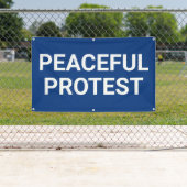 Vreedzaam Protest Spandoek (Insitu)