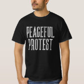 Vreedzaam protest T-shirt (Voorkant)