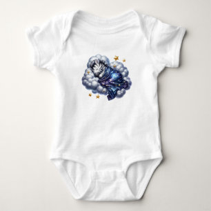Vreedzaam slapen zebra romper