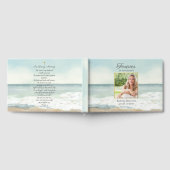 Vreedzaam strand Ocean Photo Funeral Memorial Gastenboek (Volledig)